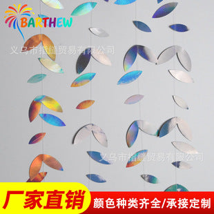 BARTHEW Polka Dot Paper Flower Garland - Party Hanging Decor