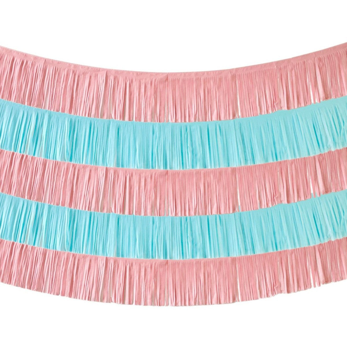 Paper Tassel Garland Banner, 190cm Tissue Tassel Streamers for Easter Birthday Wedding Baby Shower Party Decorations