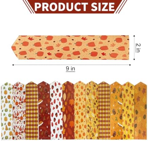 Fall Paper Chain Garland Maple Pumpkin for Autumn Thanksgiving Supplies