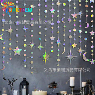 BARTHEW Paper Fan Set - Spring Festival Window Decor