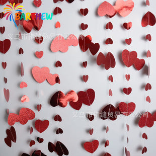 BARTHEW Heart Garland - Valentine's Day Baby Shower Decor